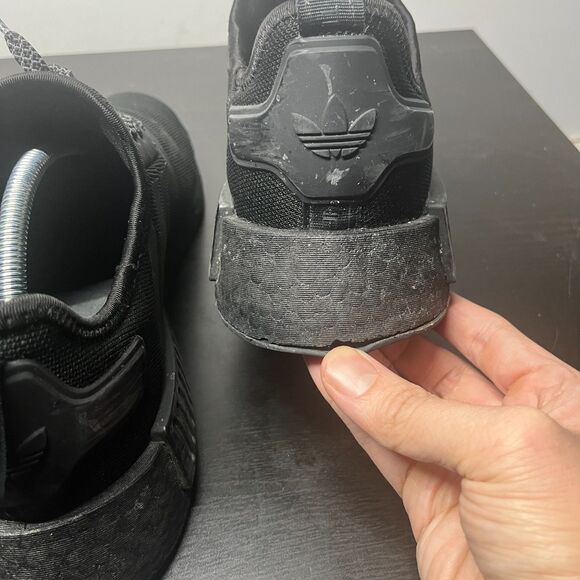 Adidas NMD R1 Boost Triple Black Men\'s Running Shoes Size 10 APE 779001